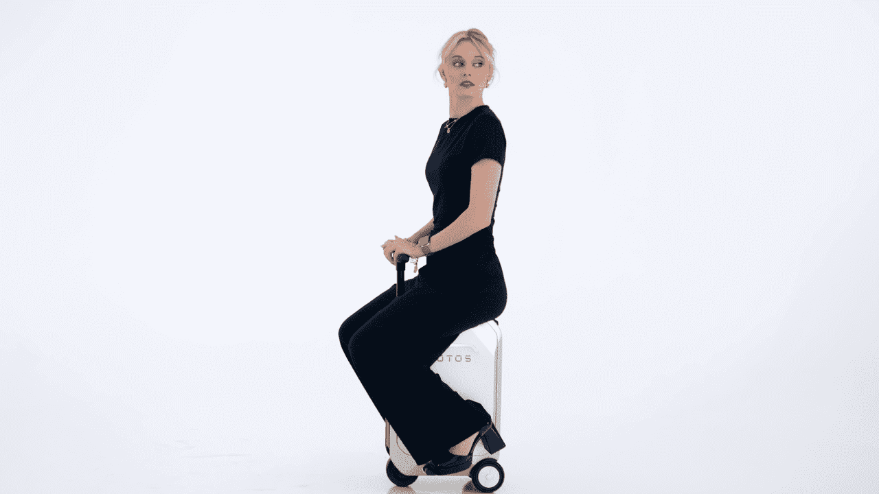 L2 - S Smart Rideable Luggage, Foldable Electric Scooter Suitcase, 6.2 Mph Max Speed, 6.2 - Mile Range, Lightweight Portable Design
