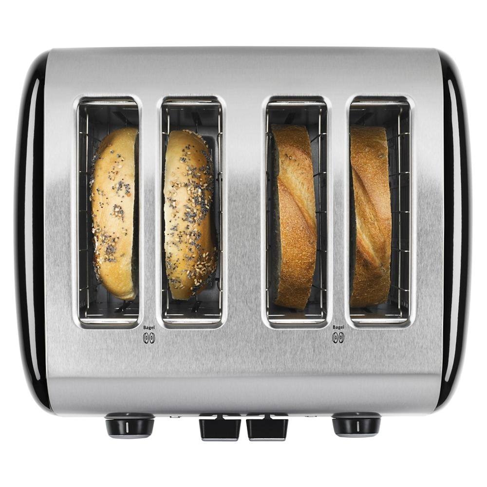 KitchenAid 4 - Slice Toaster (Onyx Black), Kitchen Appliance
