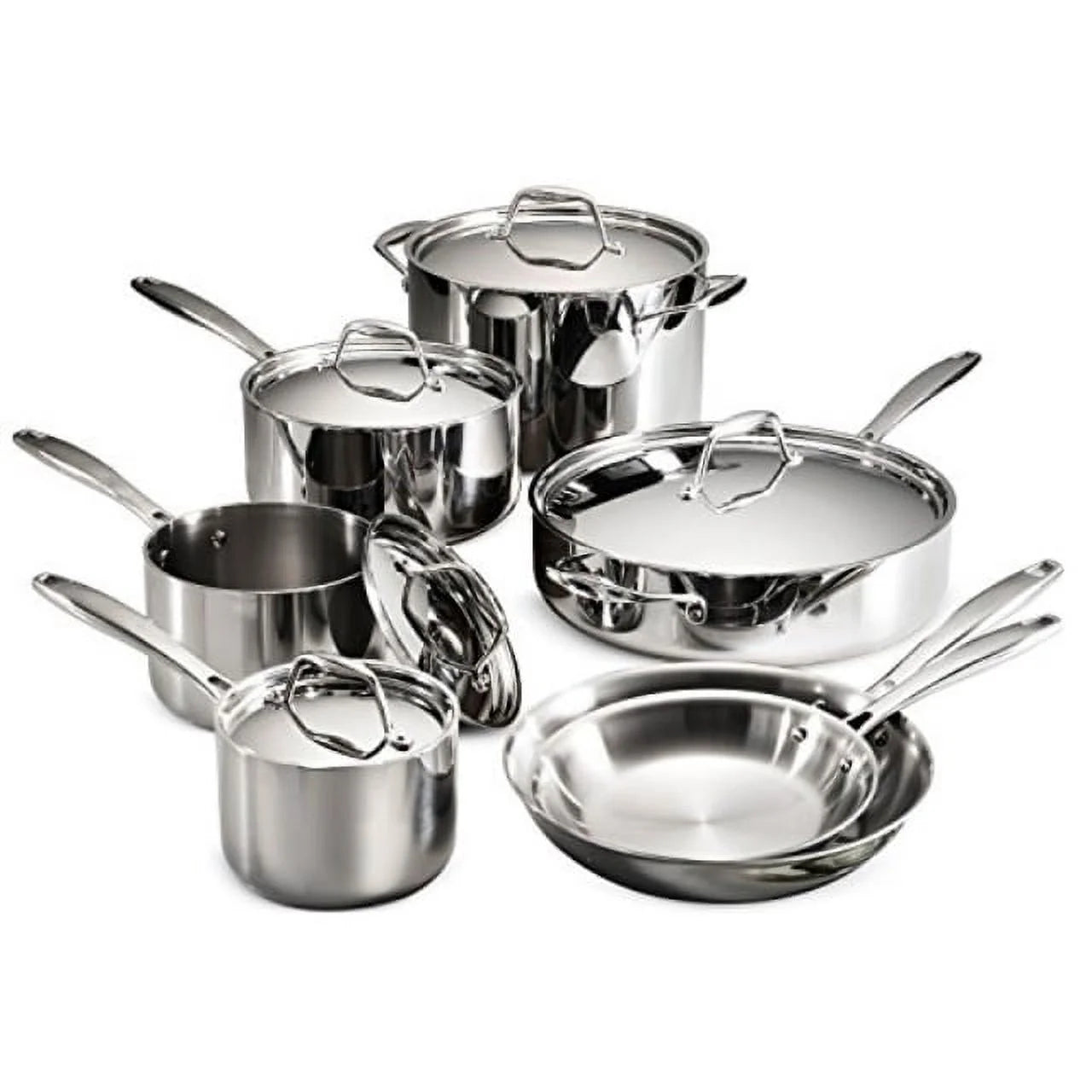 Tramontina Stainless Steel 12pc Cookware Set