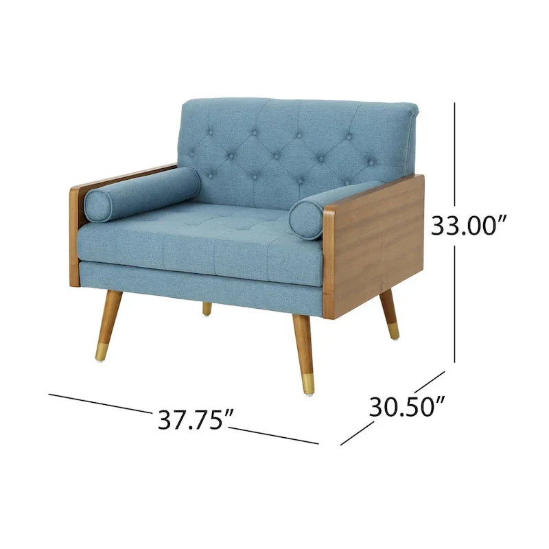 Frankie Mid - Century Modern Club Chair by Christopher Knight Home
