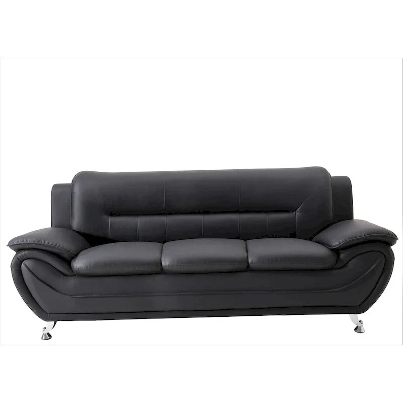 3 Piece Living Room Sofa Set with Upholstered Seating and Modern Design
