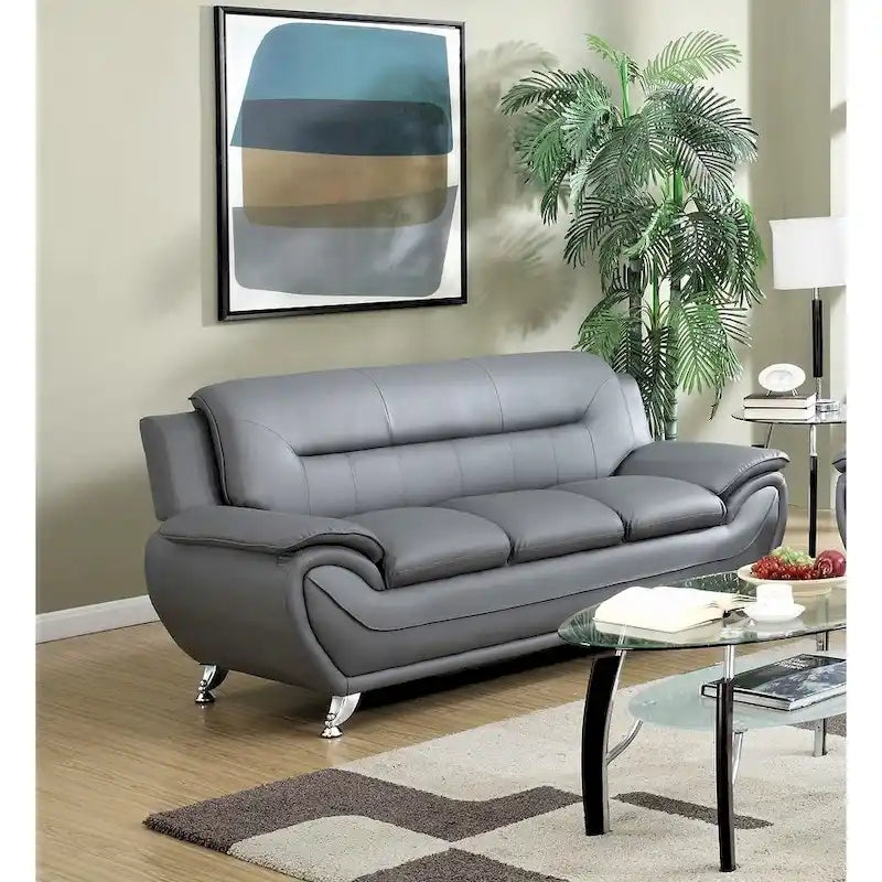 3 Piece Living Room Sofa Set with Upholstered Seating and Modern Design