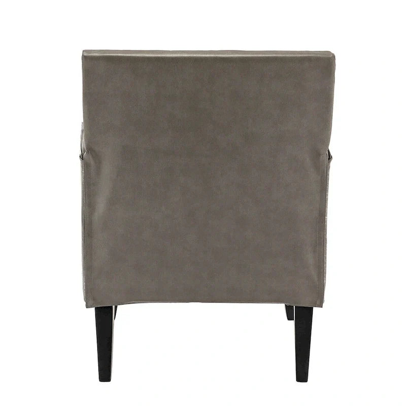 Nileus Set of 2 Modern Classic Polyester Accent Chairs with Solid Wood Legs by HULALA HOME