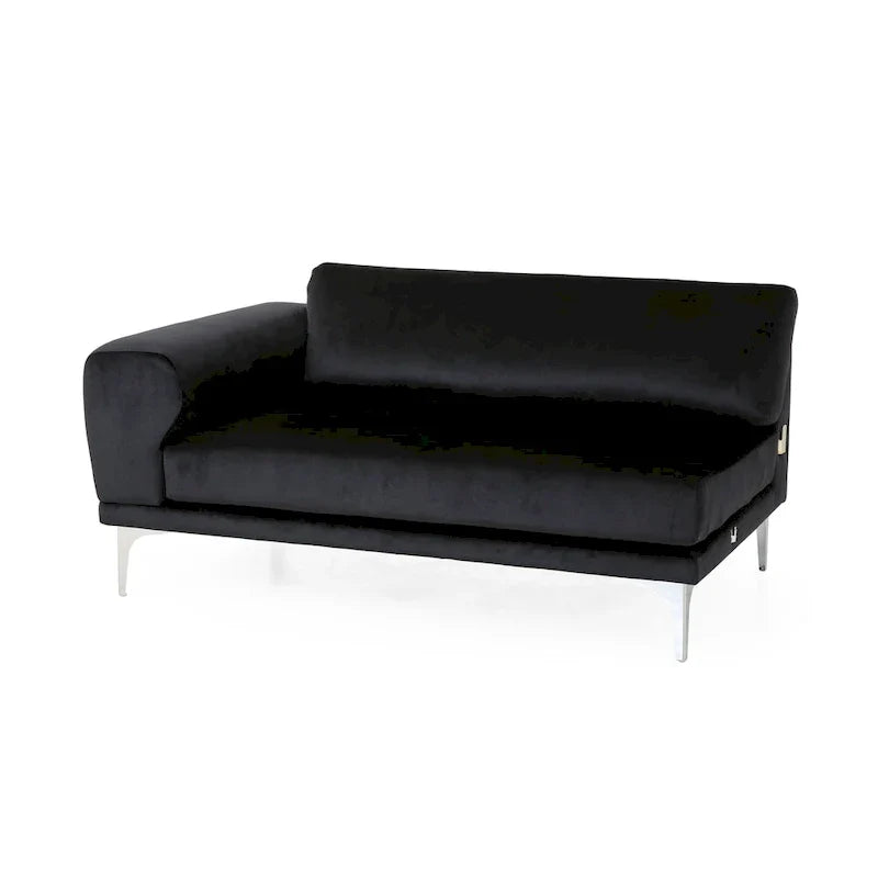 Christopher Knight Home Croydon Modern Glam Velvet Sofa for 4