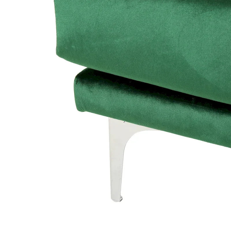 Christopher Knight Home Croydon Modern Glam Velvet Sofa for 4