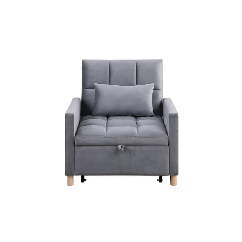 Versatile Sleeper Chair with Removable Pillow