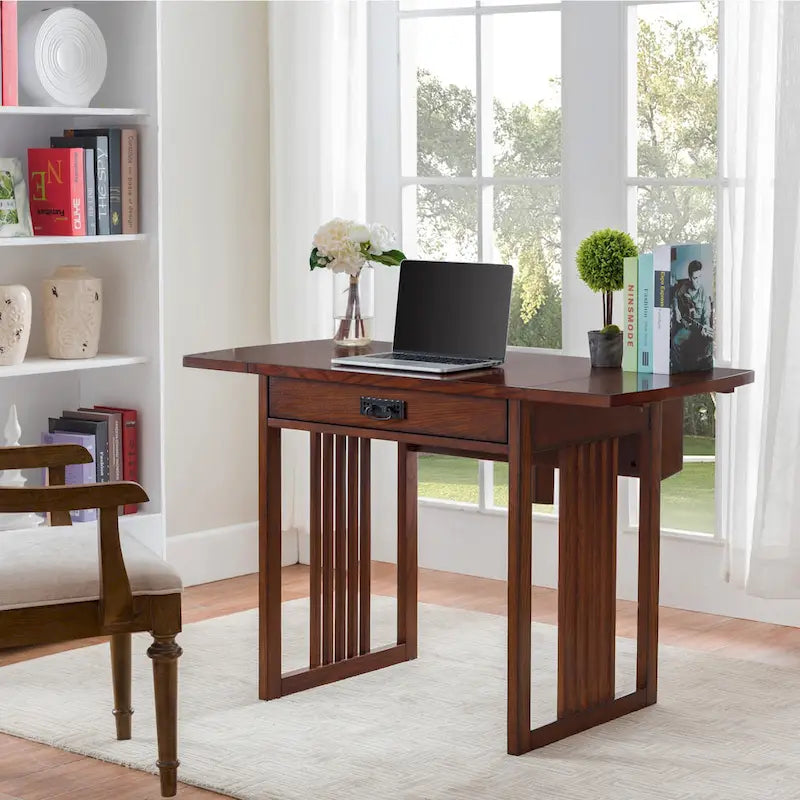 Leick Home Mission Style Writing and Computer Desk