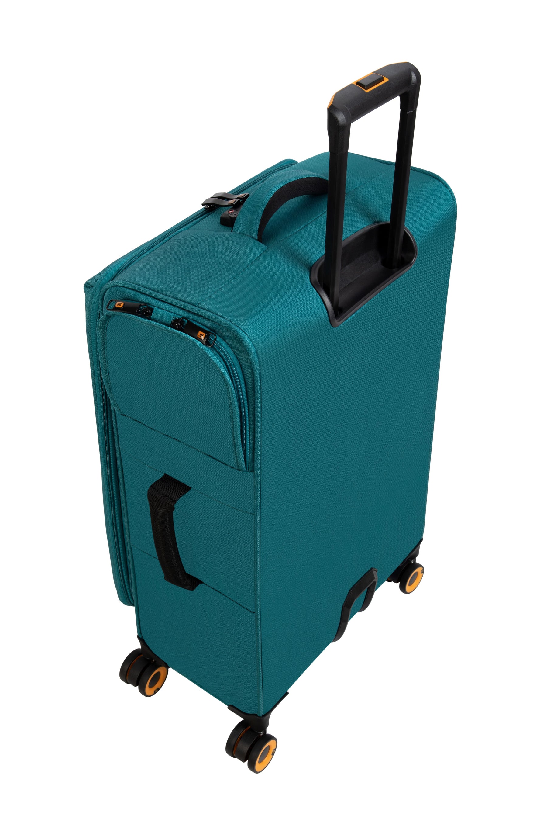 It Luggage Simultaneous 27" Softside Checked 8 Wheel Expandable Spinner Luggage, Harbour Blue