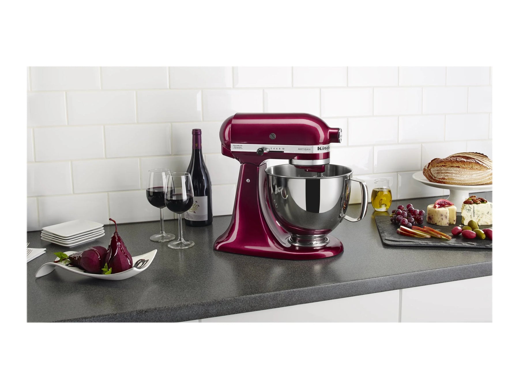 Kitchenaid Artisan Series 5 - Quart Tilt - Head Stand Mixer, Wildflower, KSM156CXWF