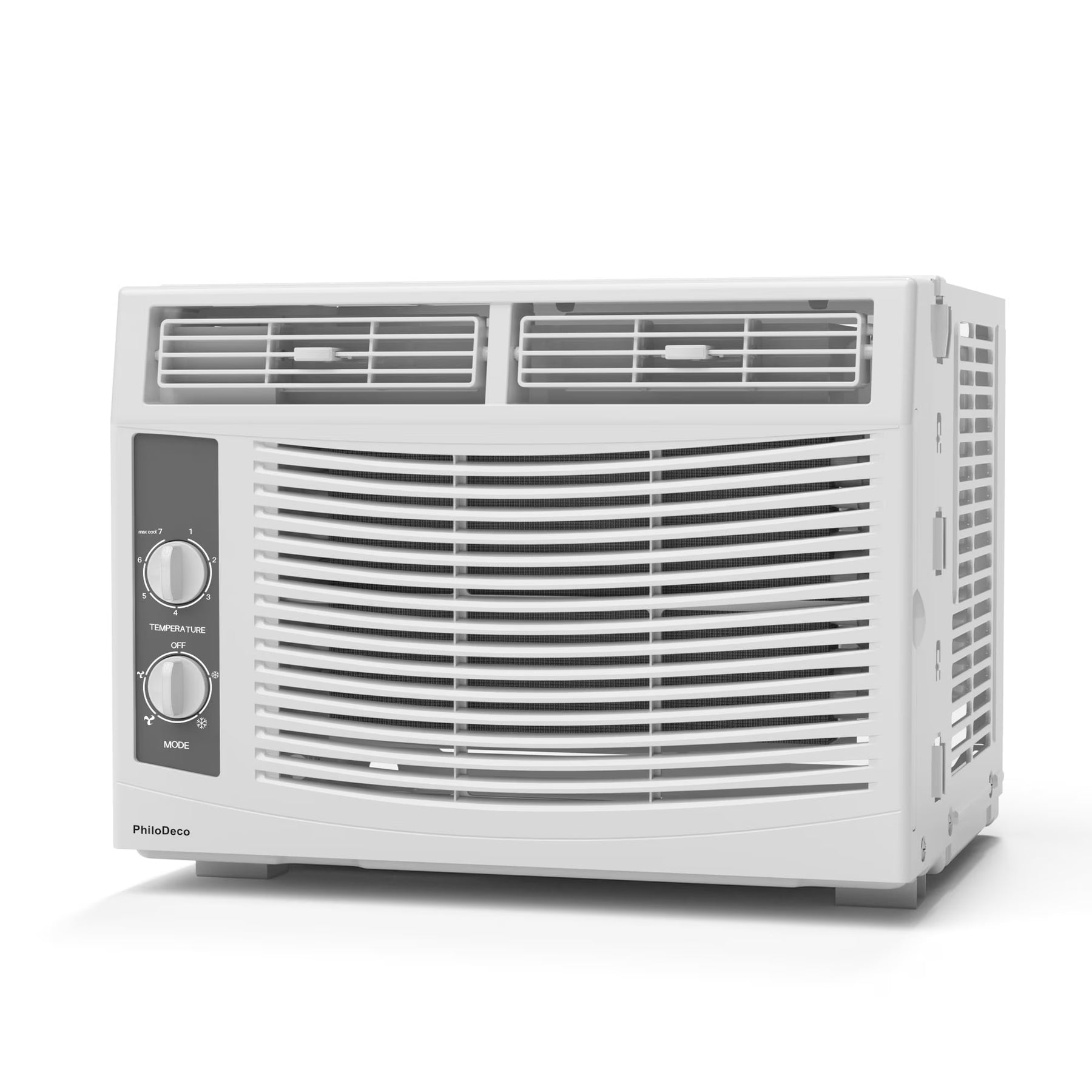 5000 BTU Window Air Conditioner Easy Cool - Capable of Cooling up to 150 Sq Ft. 2 Fan Speeds, 4 - Way Air Direction, Mechanical Control, Filter