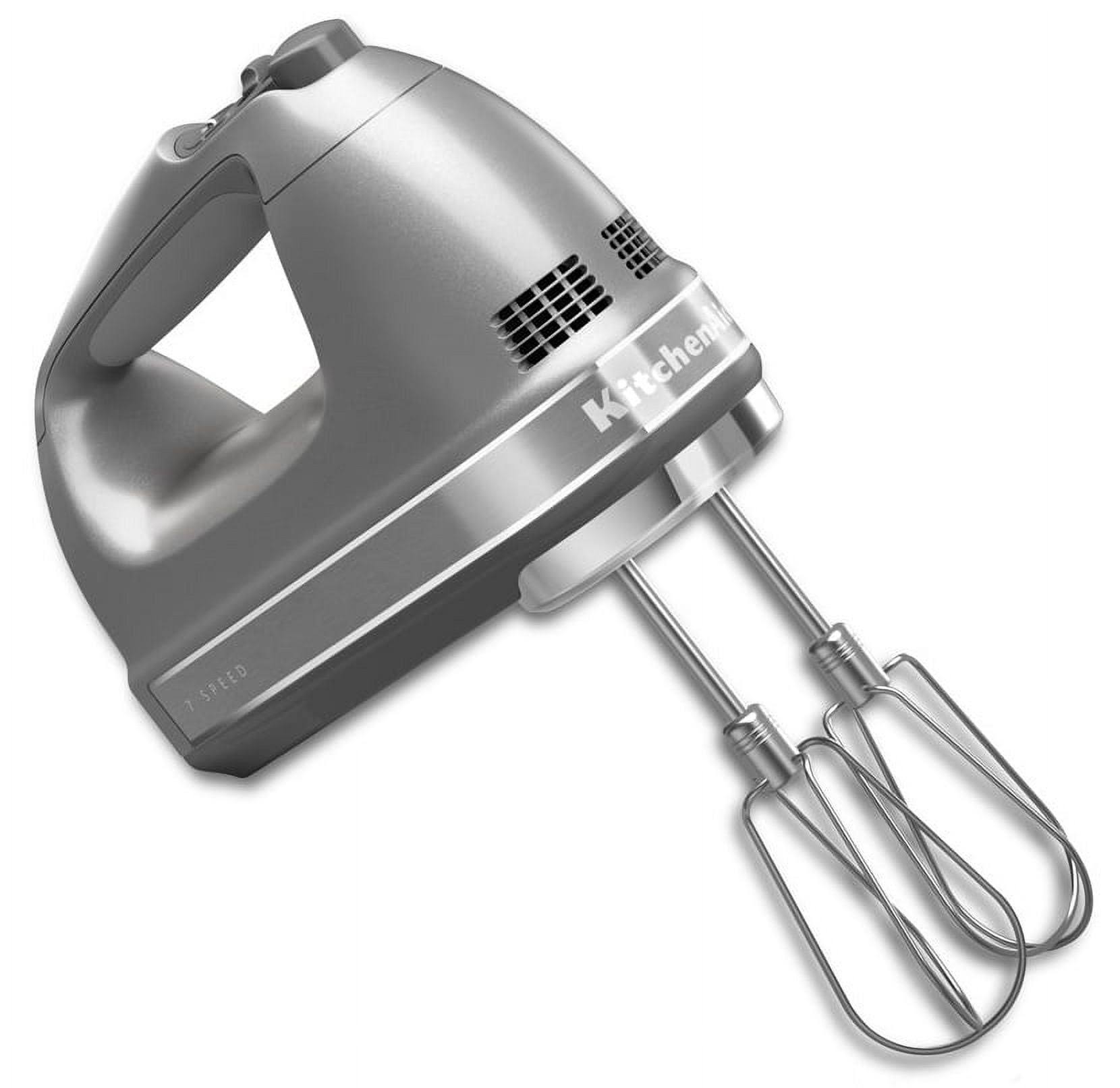 KitchenAid - 7-Speed Hand Mixer - Contour Silver