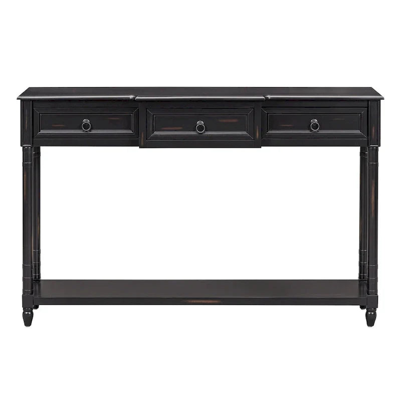 Entryway Console Table with Drawers - Stylish Sofa Table
