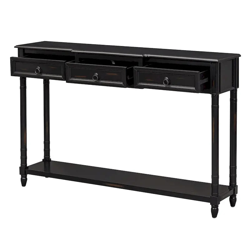 Entryway Console Table with Drawers - Stylish Sofa Table