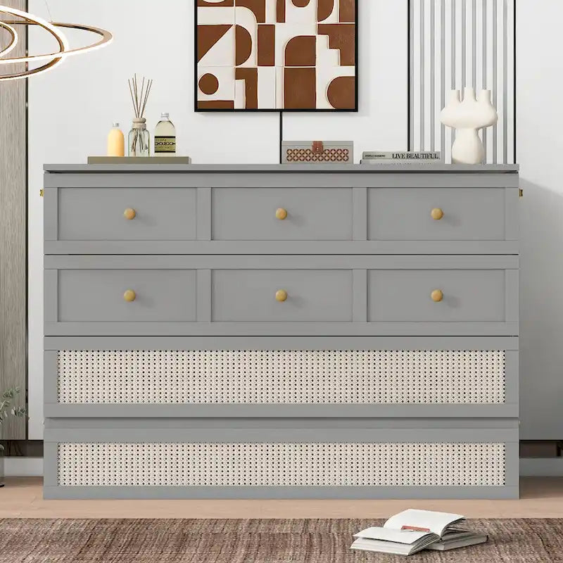 Nestfair Full - Size Murphy Bed with Spacious Drawers