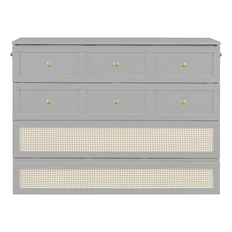 Nestfair Full - Size Murphy Bed with Spacious Drawers