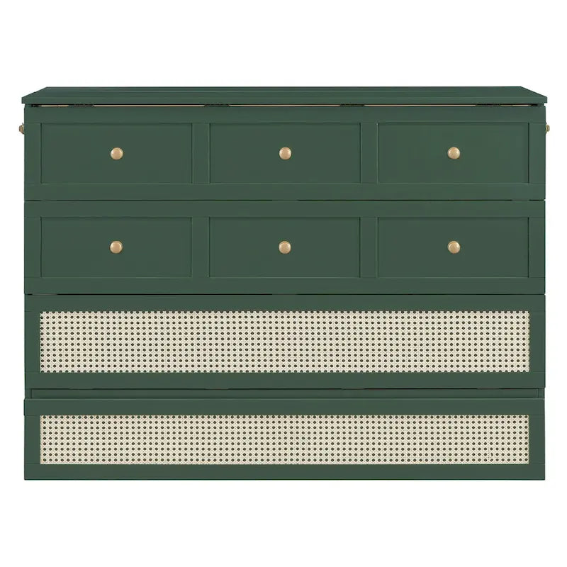 Nestfair Full - Size Murphy Bed with Spacious Drawers