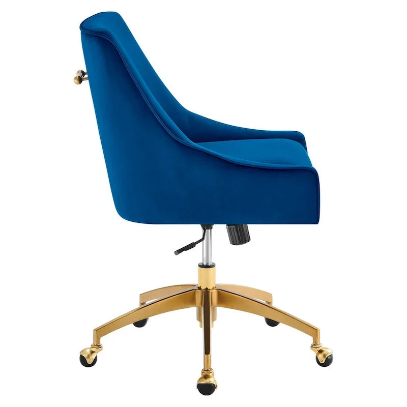 Discern Velvet Performance Office Chair