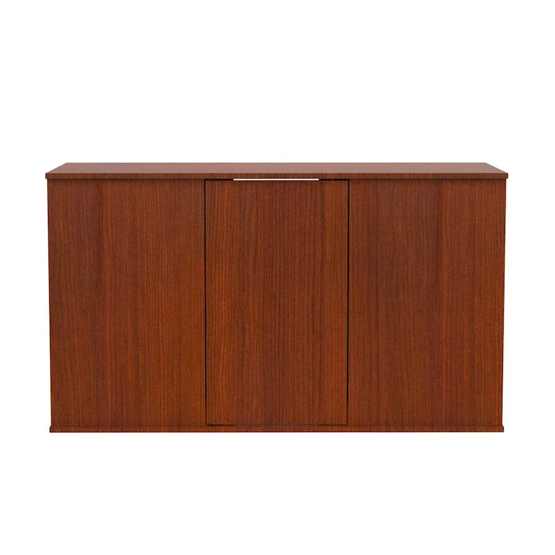 Serene Cherry Aquarium Stand for 75/90 Gallon Tanks with Enclosed Storage by Aquatic Fundamentals