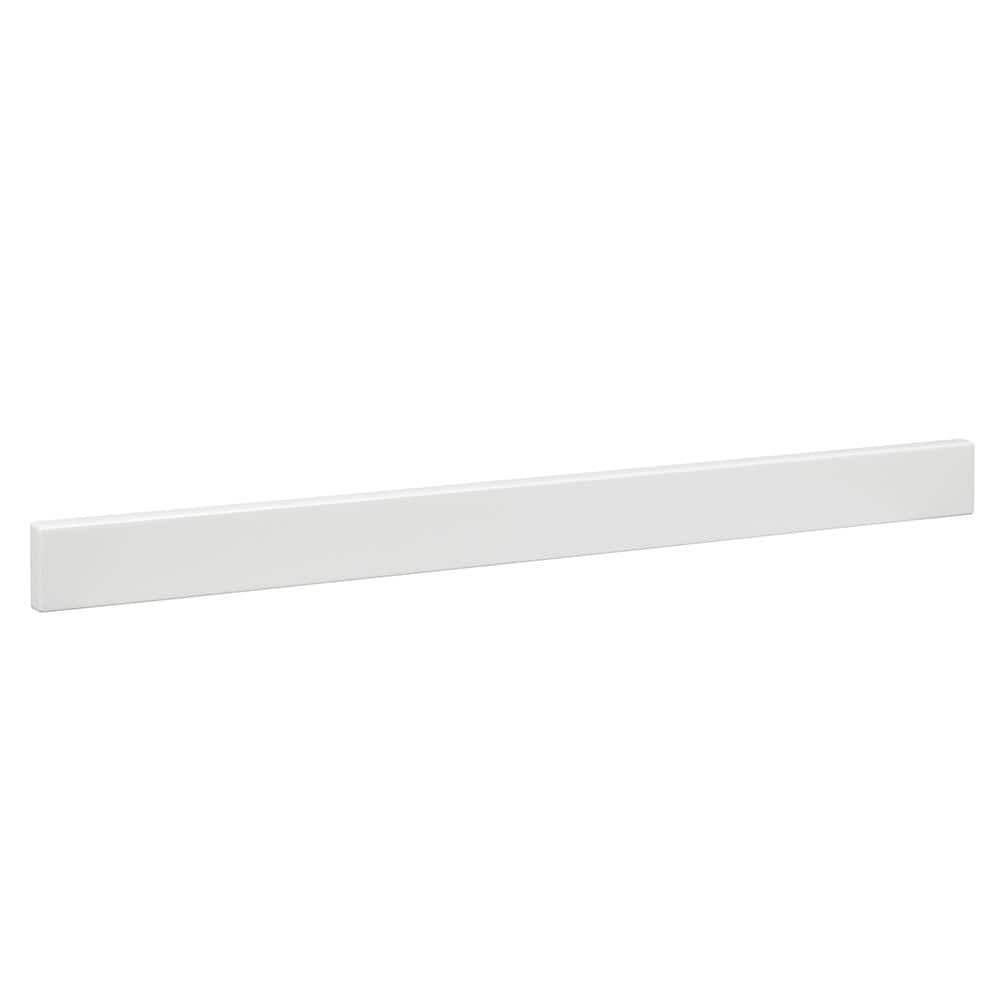 30 - 1/2 in. Cultured Marble Backsplash in White