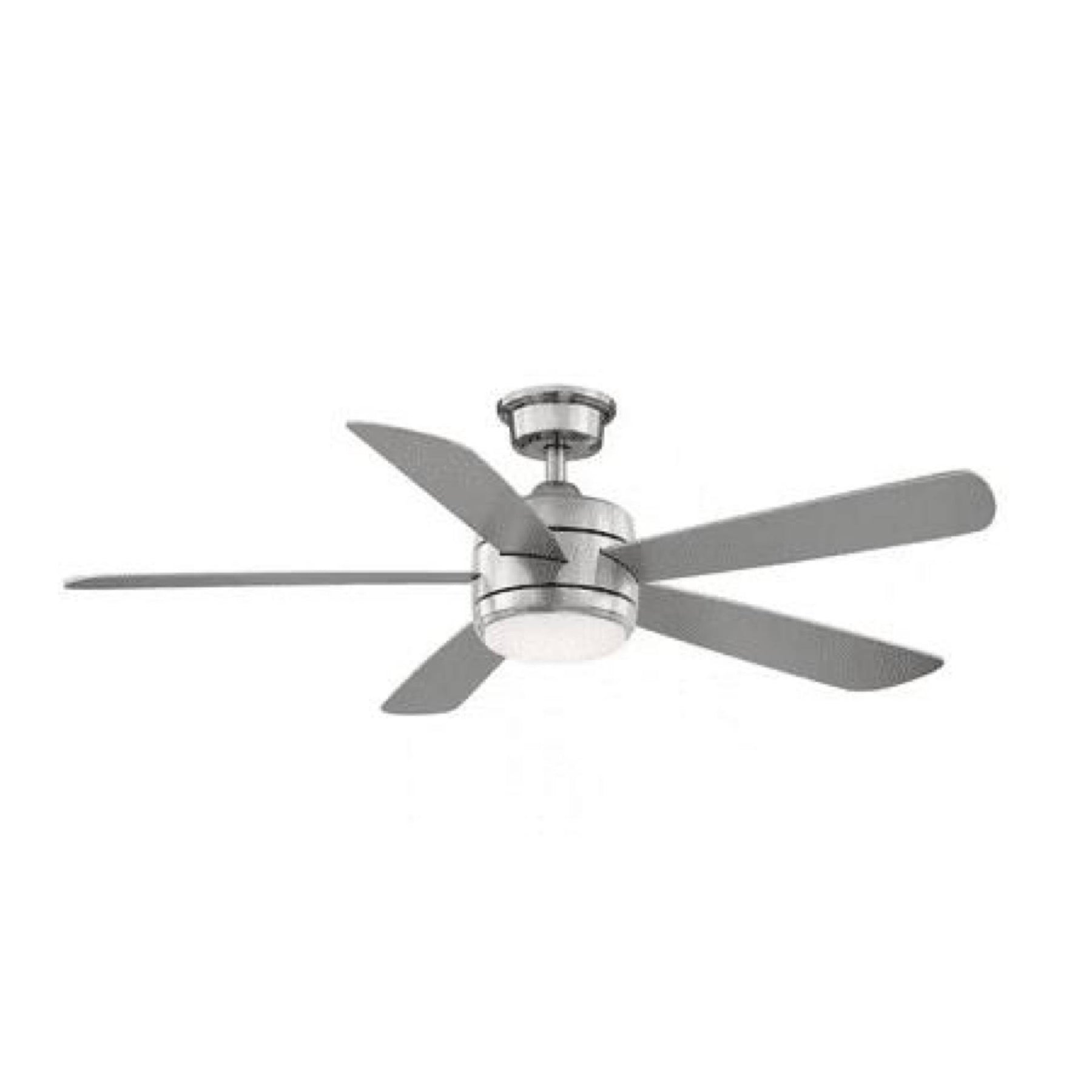 Hampton Bay Averly 52" LED Brushed Nickel Ceiling Fan w/Remote