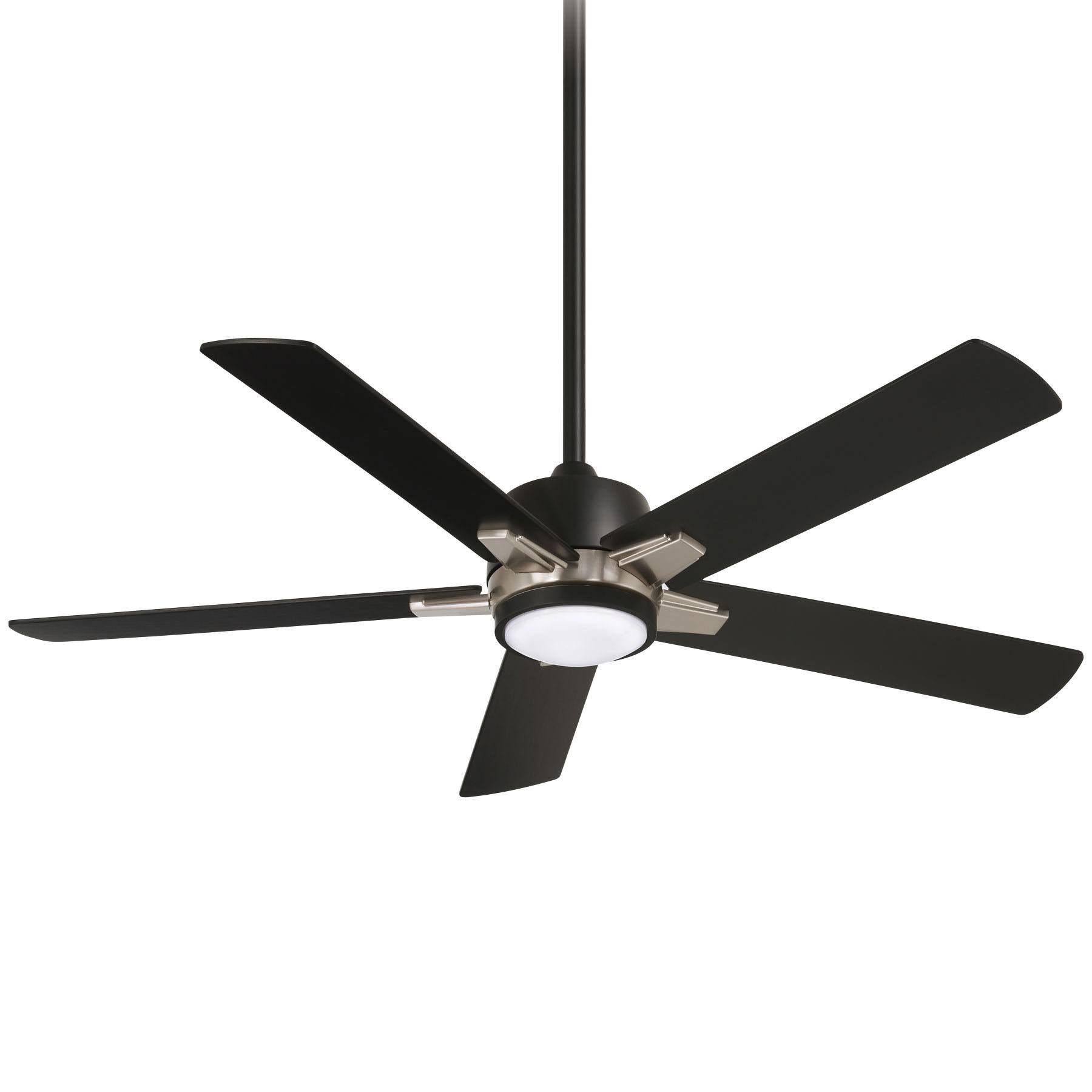 Minka - Aire F619L - CL/BN Stout 54" Ceiling Fan, Coal