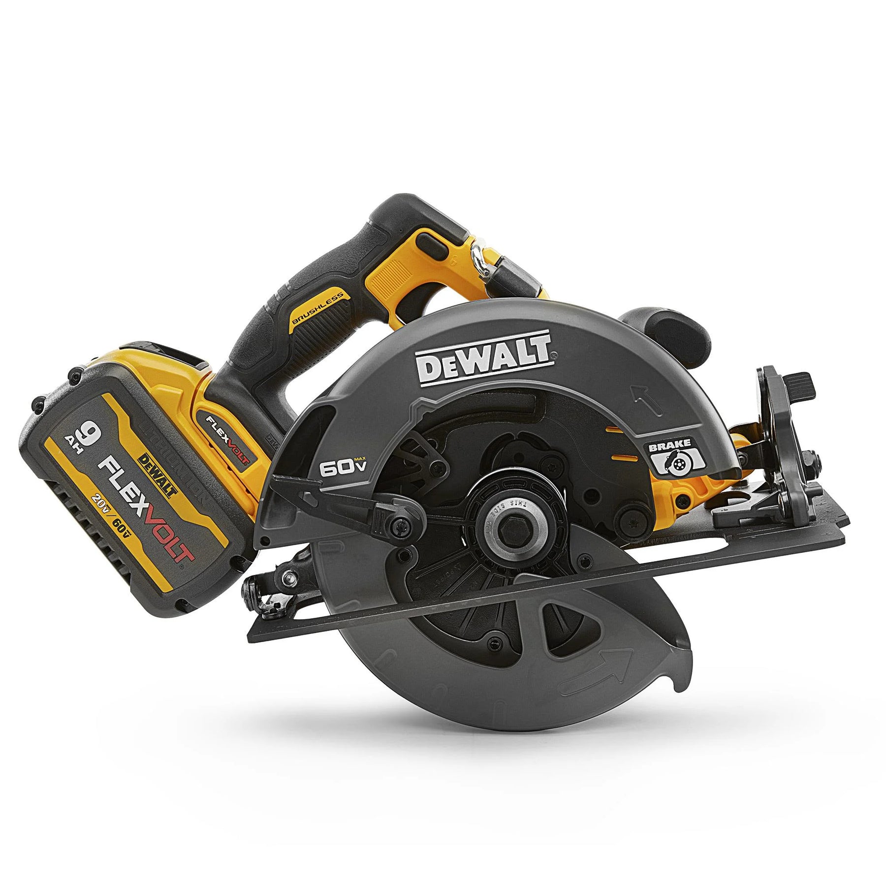 Dewalt FLEXVOLT 60 V 7 - 1/4 In. Cordless Brushless Circular Saw Kit (Battery & Charger)