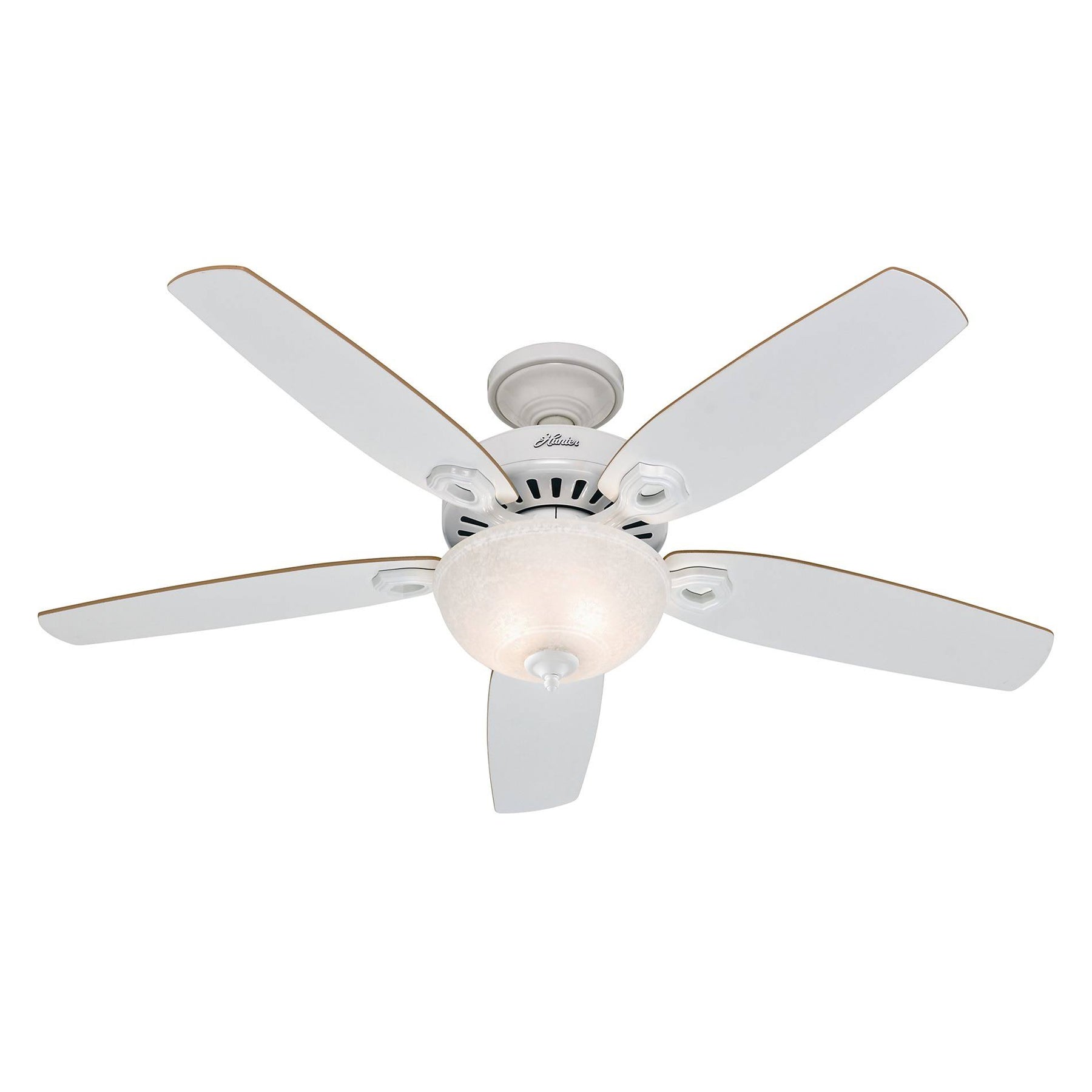 Hunter Builder Deluxe Ceiling Fan - White - 52 in 53089