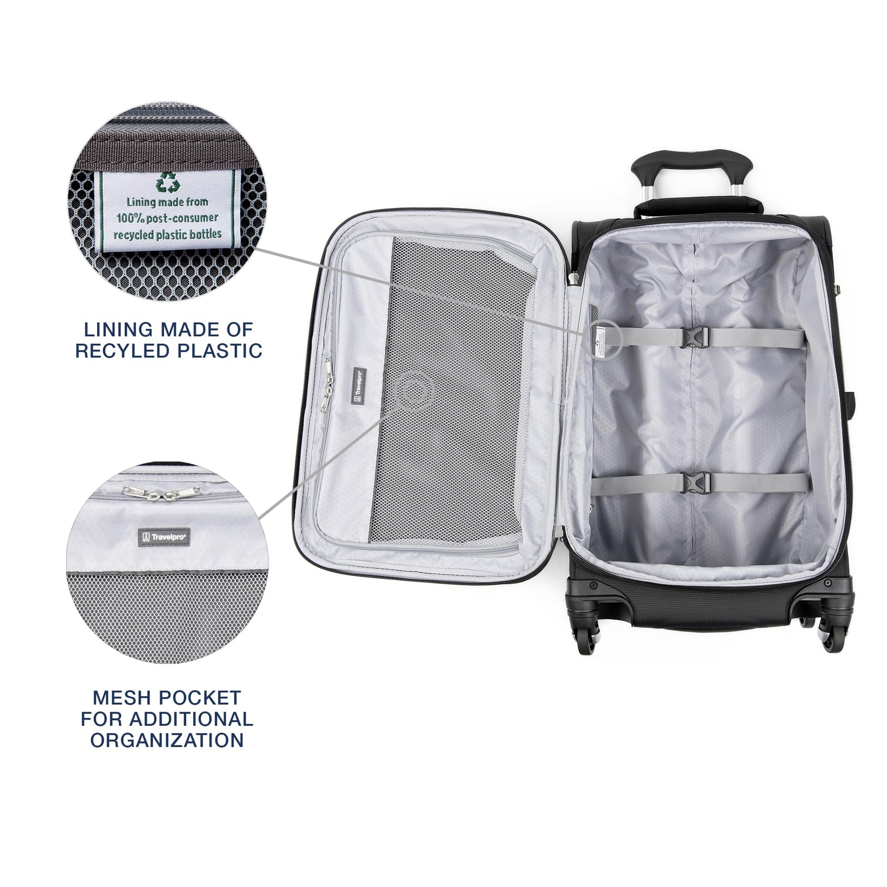 Travelpro Maxlite 5 Softside Expandable Carry on Luggage
