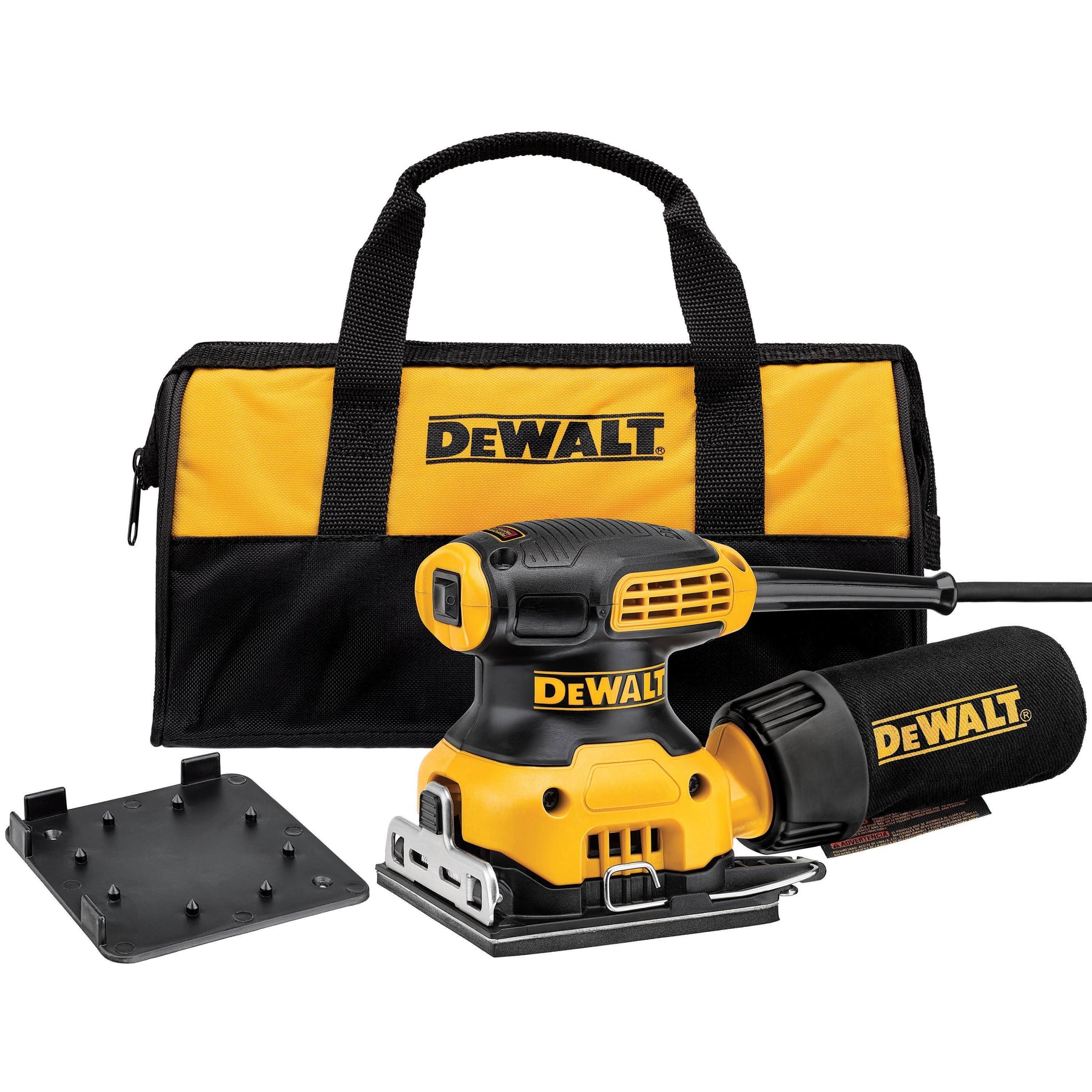 Dewalt Sander Kit, 1/4 Sheet Palm Grip, Power Tool