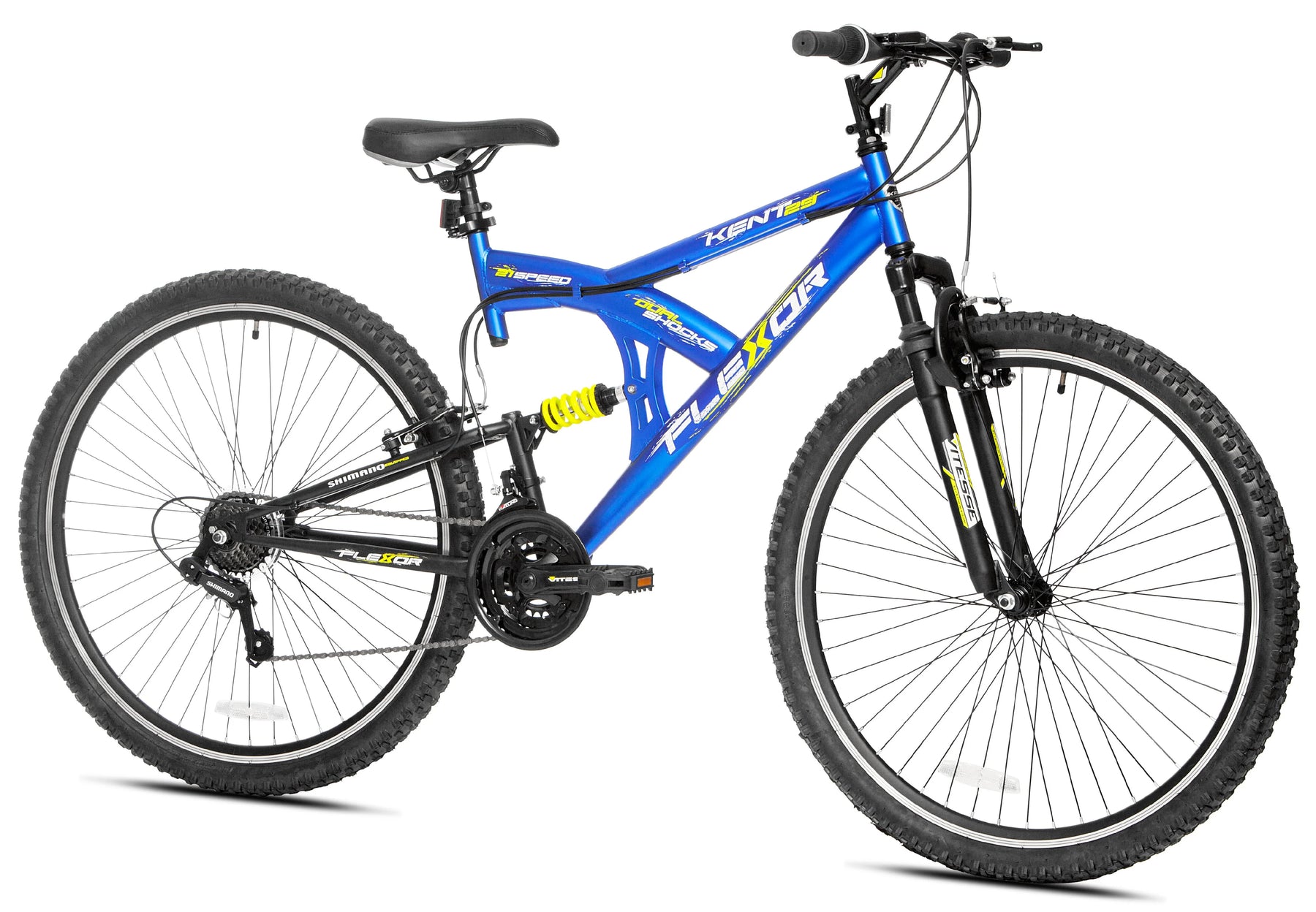 29" Kent Flexor Dual Suspension Mountain Bike, Adult Ages 14+, Blue