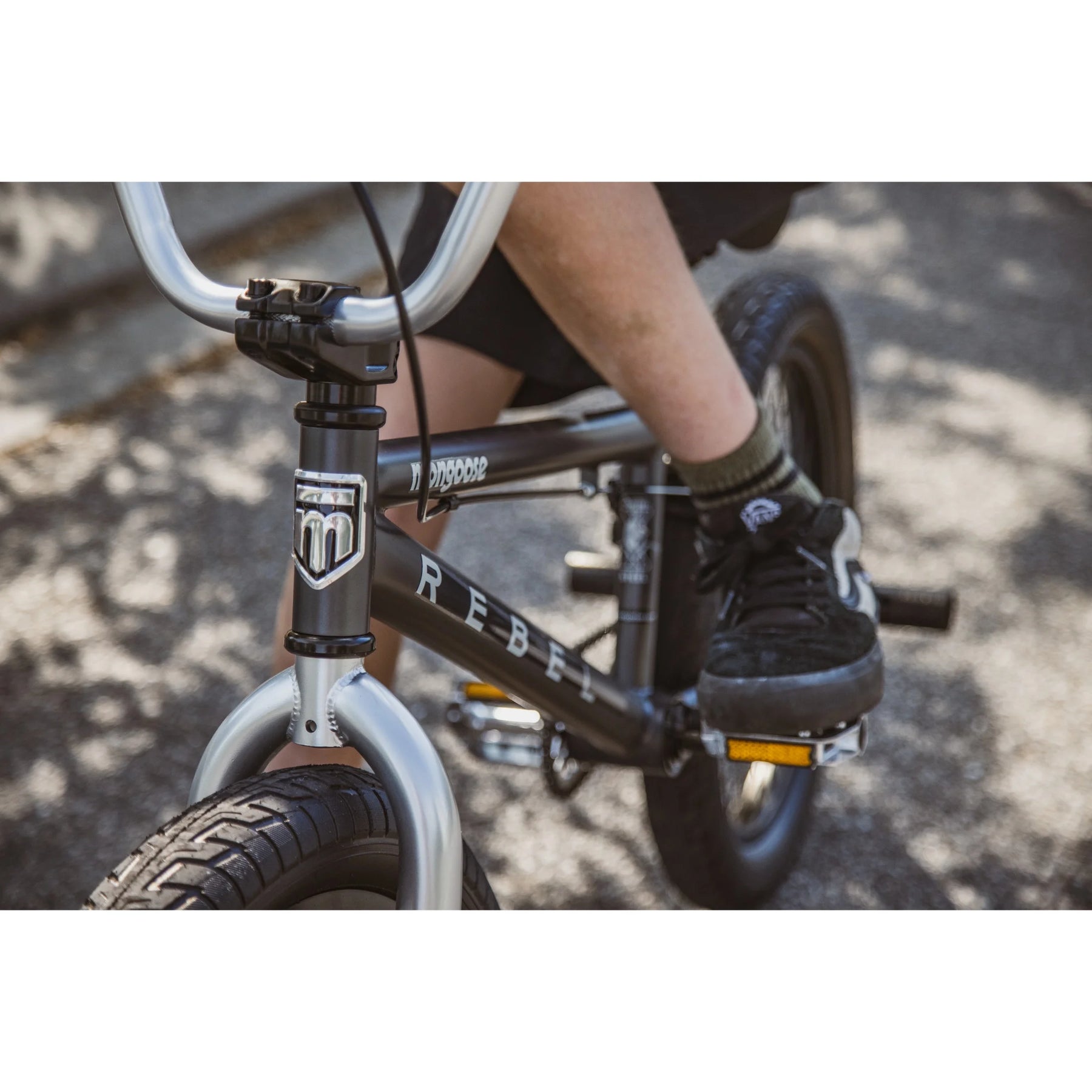 Mongoose Rebel X1 BMX Bike, 20 - In. Wheels, Kids Ages 7 - 14 Years, Gray Child Bicycle