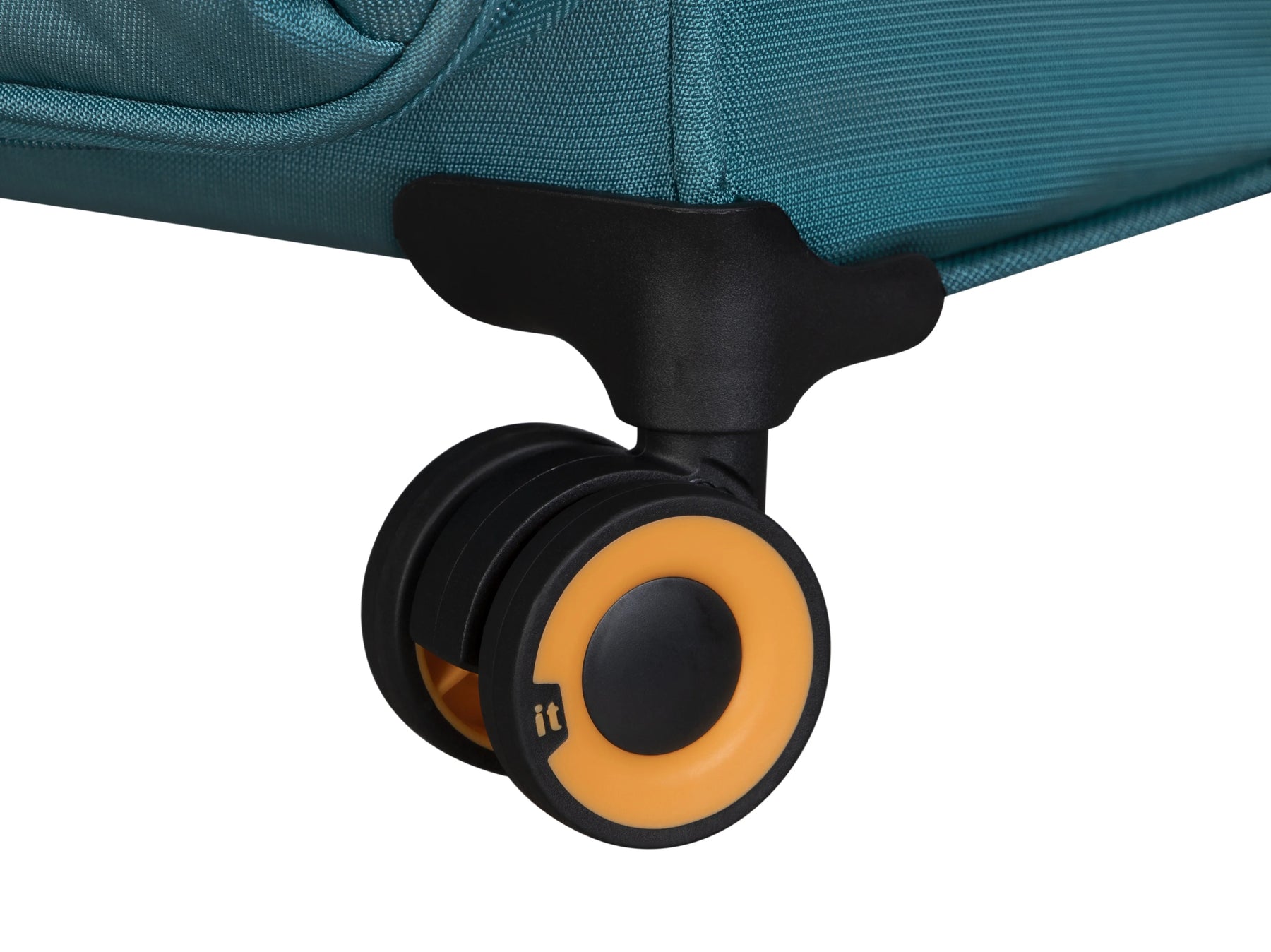 It Luggage Simultaneous 27" Softside Checked 8 Wheel Expandable Spinner Luggage, Harbour Blue